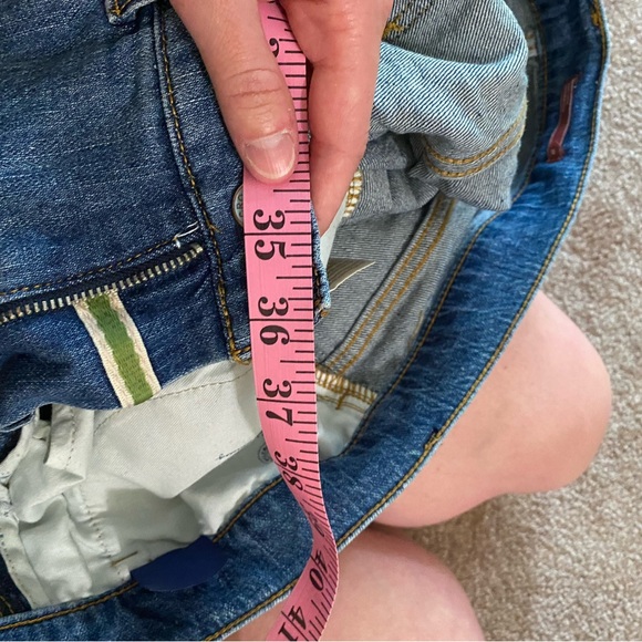 Pilcro Blue Wide Leg Jeans - Picture 4 of 8